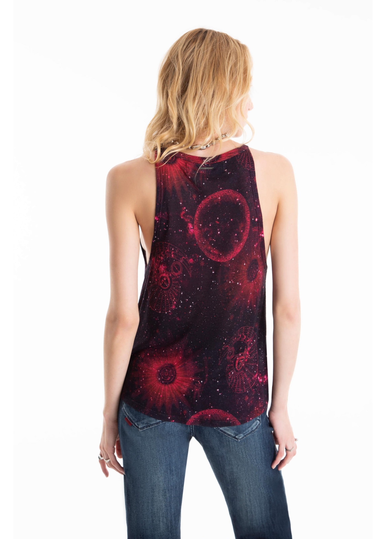 Blusa Ellus Halterneck Mystical Space Padrao 2