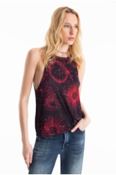 Blusa Ellus Halterneck Mystical Space Padrao 2