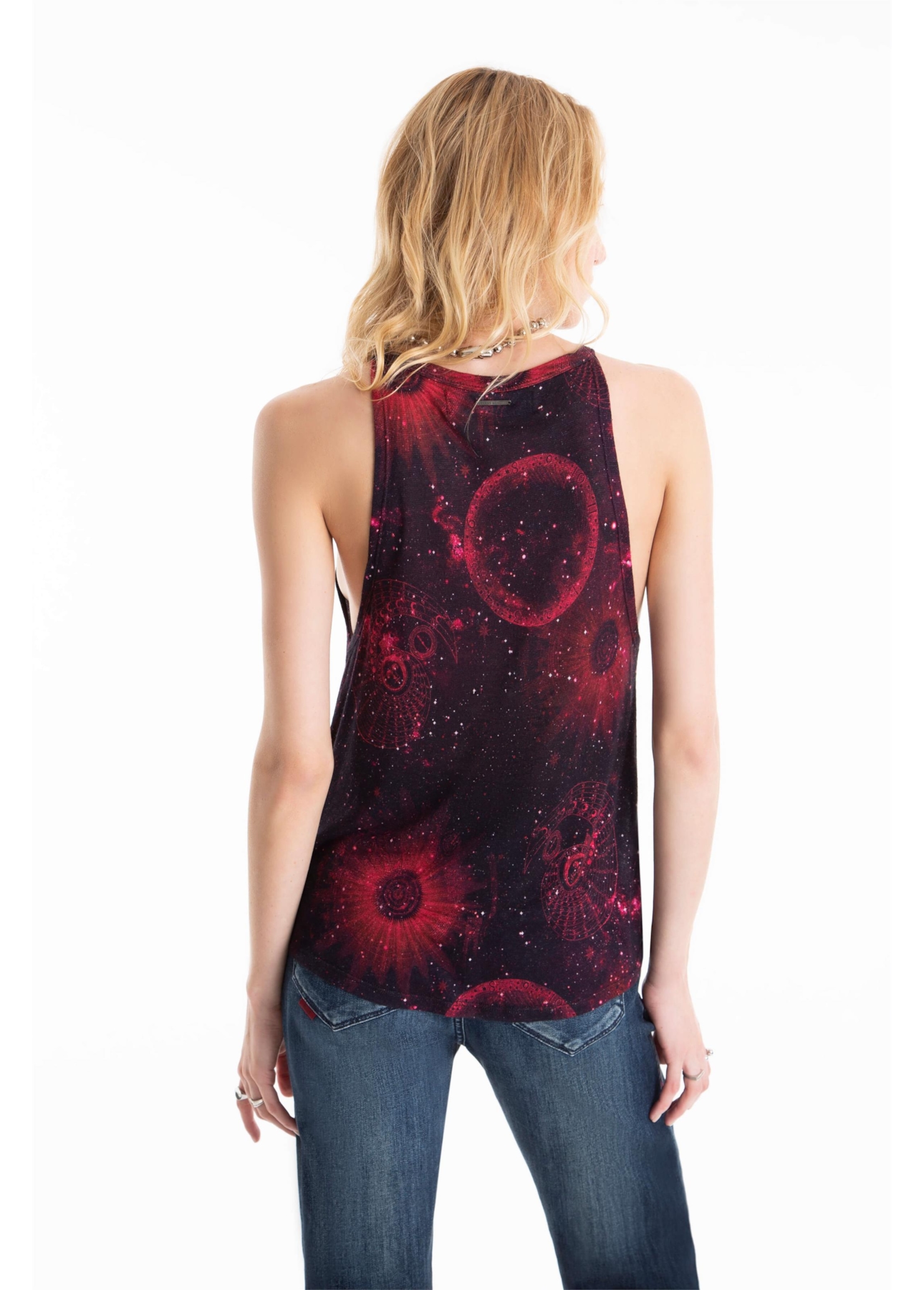 Blusa Ellus Halterneck Mystical Space Padrao 2