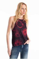 Blusa Ellus Halterneck Mystical Space Padrao 2