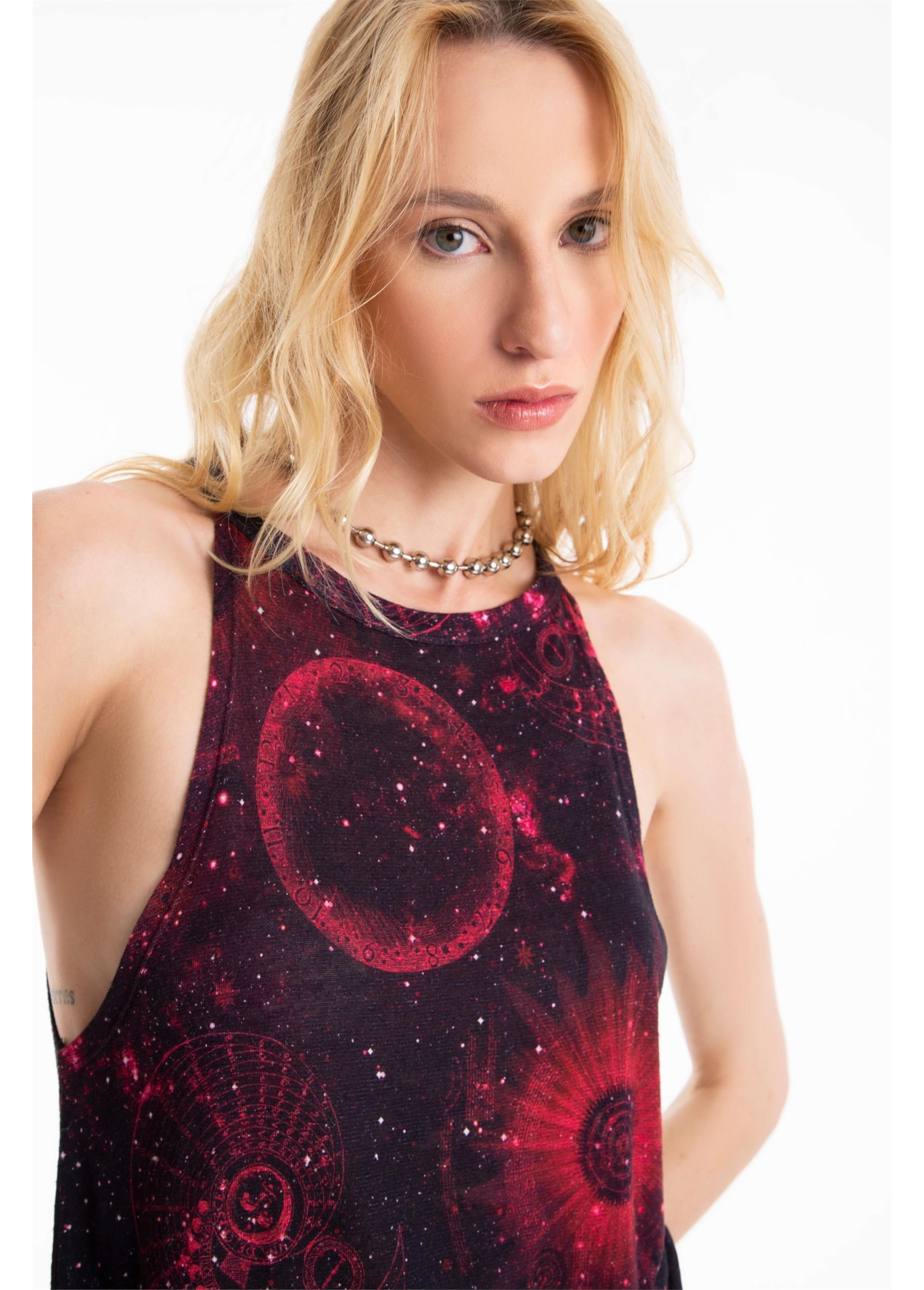 Blusa Ellus Halterneck Mystical Space Padrao 2