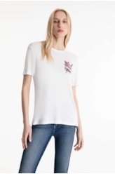 Blusa Ellus Heart Tattoo Milao Mc Branco