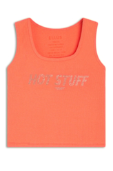 Blusa Ellus Hot Stuff Cropped Coral