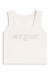 Blusa Ellus Hot Stuff Cropped Off White