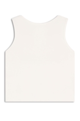 Blusa Ellus Hot Stuff Cropped Off White