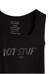 Blusa Ellus Hot Stuff Cropped Preto