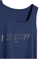 Blusa Ellus Hot Stuff Cropped Purple Blue