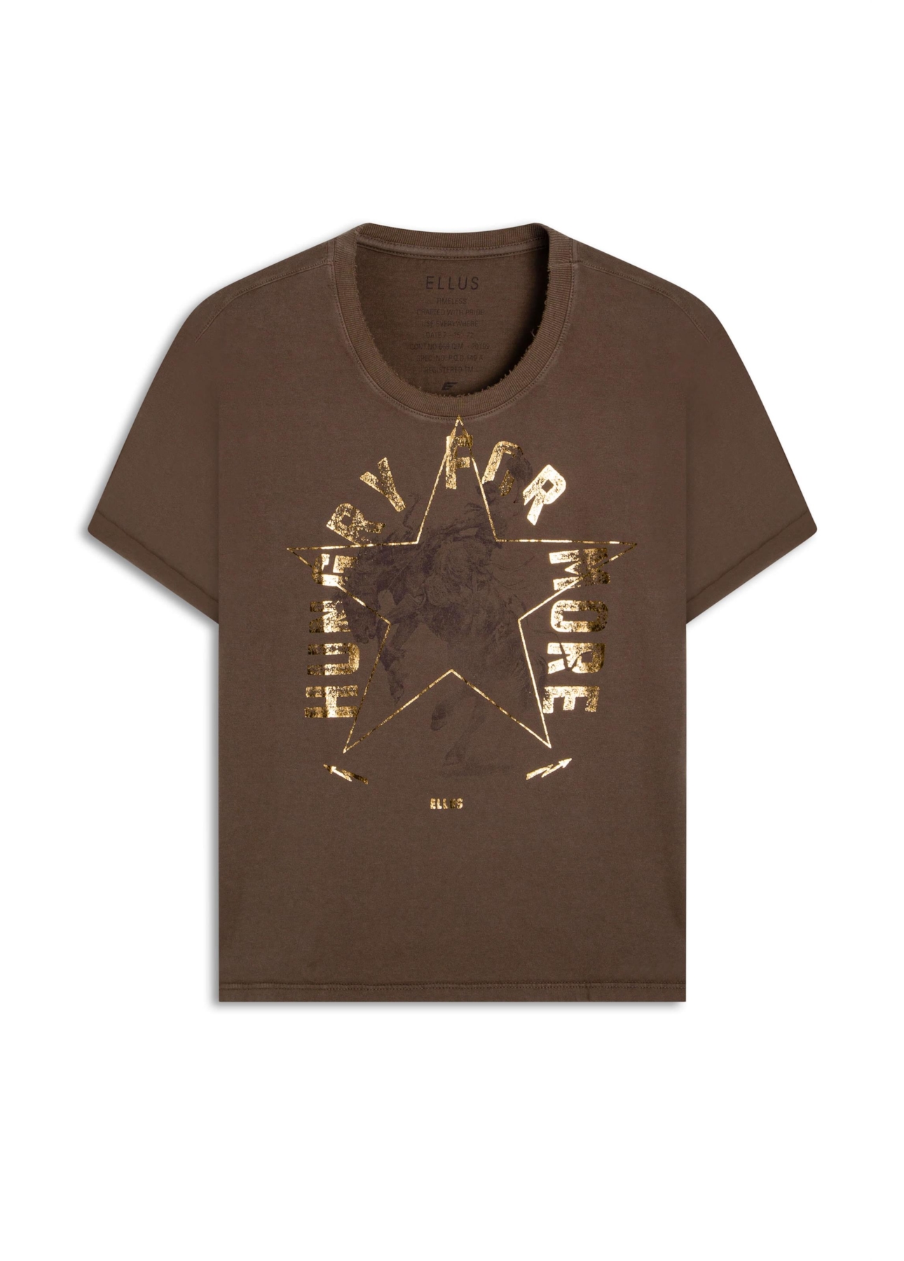 Blusa Ellus Hungry For More Dark Brown