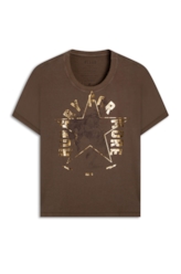 Blusa Ellus Hungry For More Dark Brown