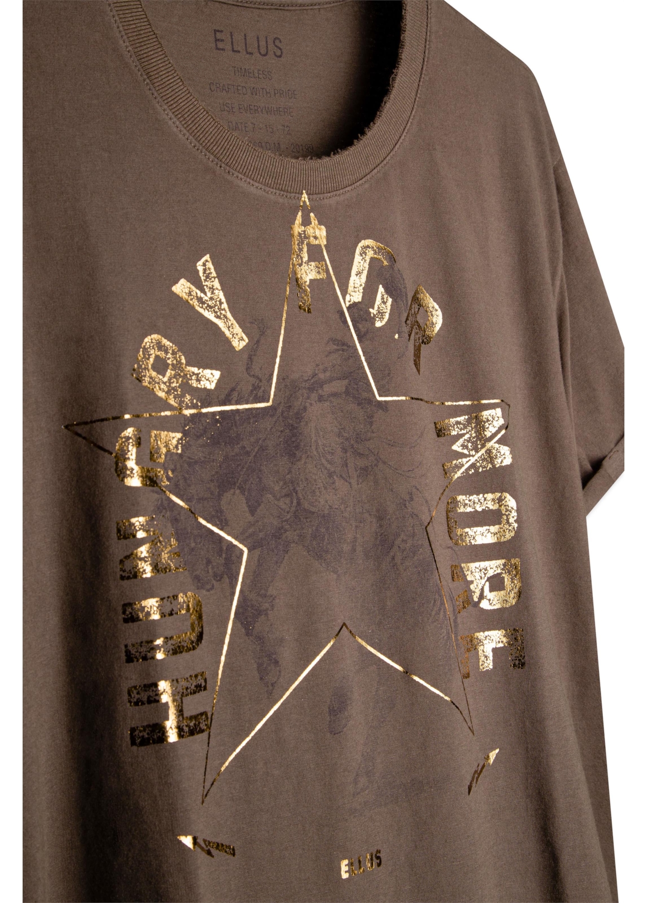 Blusa Ellus Hungry For More Dark Brown