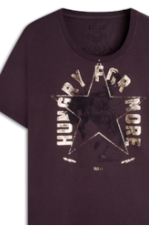 Blusa Ellus Hungry For More Dark Wine