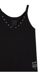 Blusa Ellus Ilhós Viscose Preto