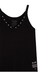 Blusa Ellus Ilhós Viscose Preto