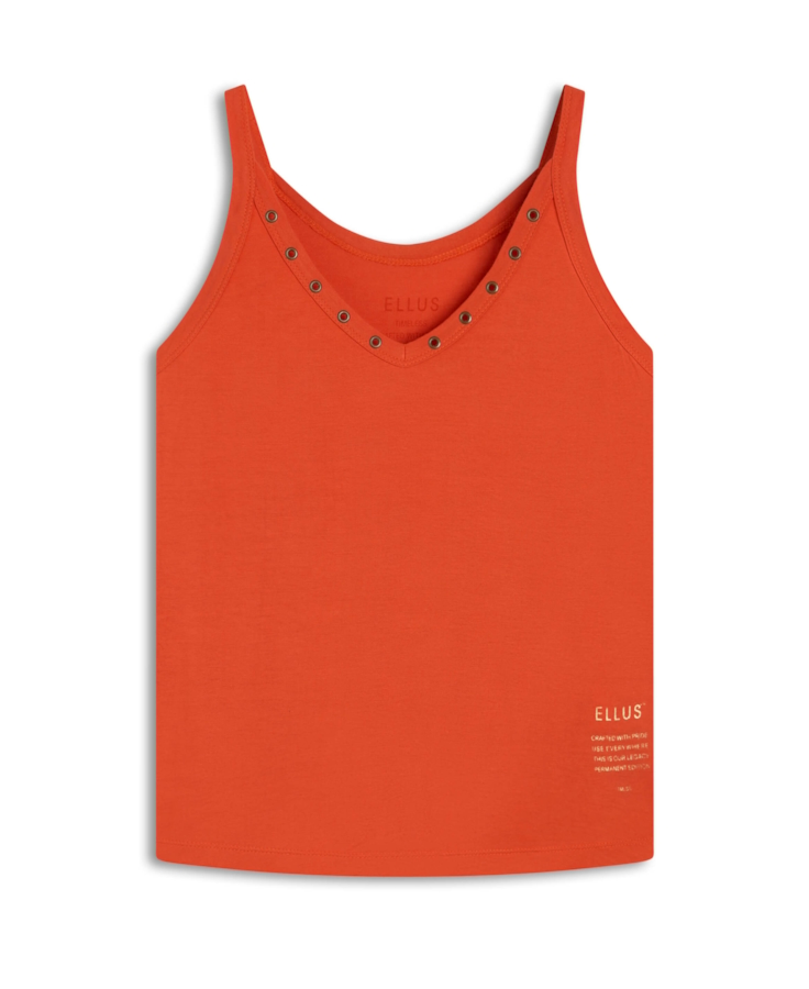 Blusa Ellus Ilhós Viscose  Telha
