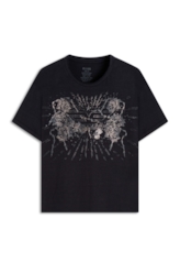 Blusa Ellus Ink Relevo Preto