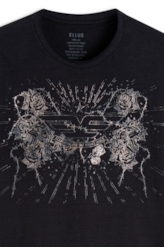 Blusa Ellus Ink Relevo Preto