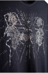 Blusa Ellus Ink Relevo Preto