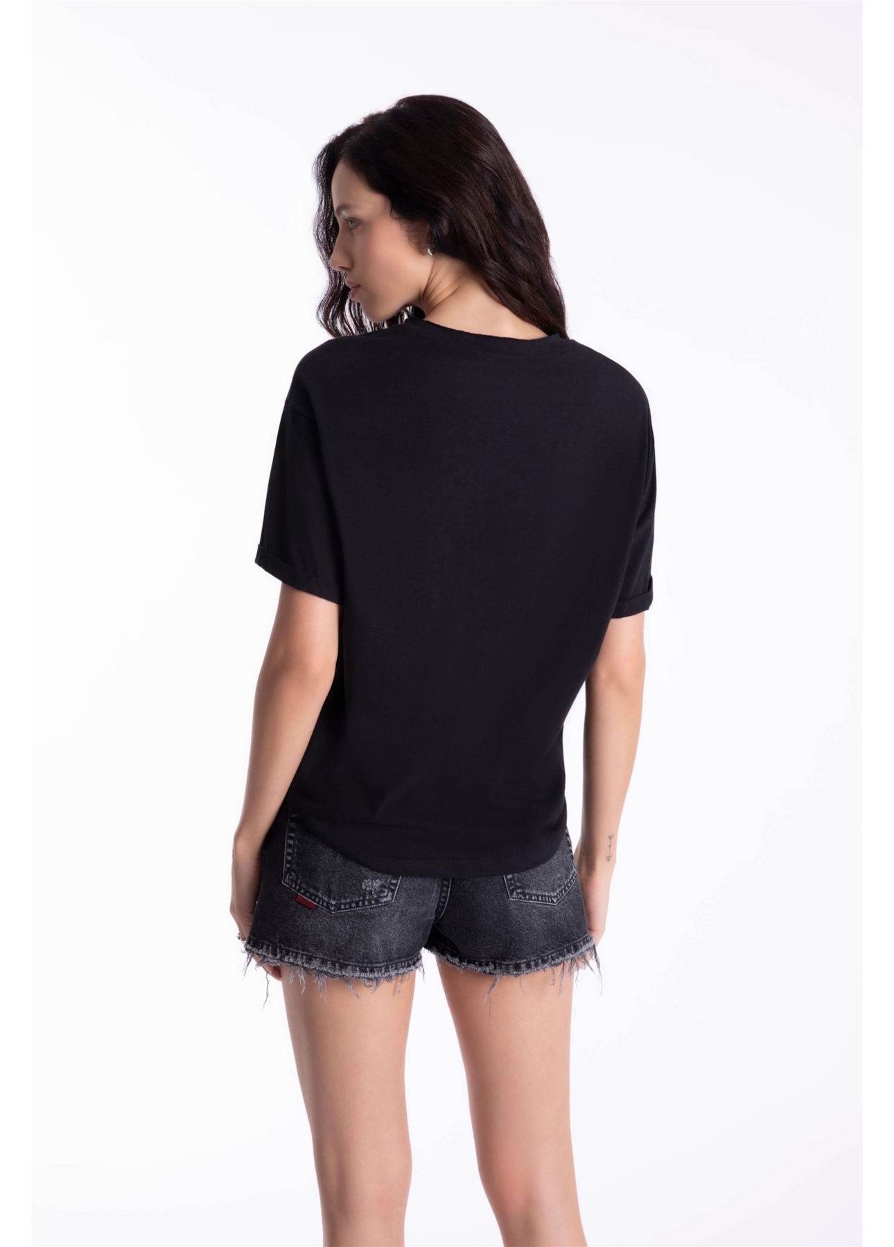 Blusa Ellus Ink Relevo Preto