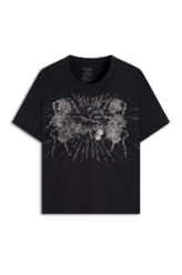 Blusa Ellus Ink Relevo Preto