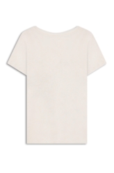 Blusa Ellus Linen Wild And Fearless Off White