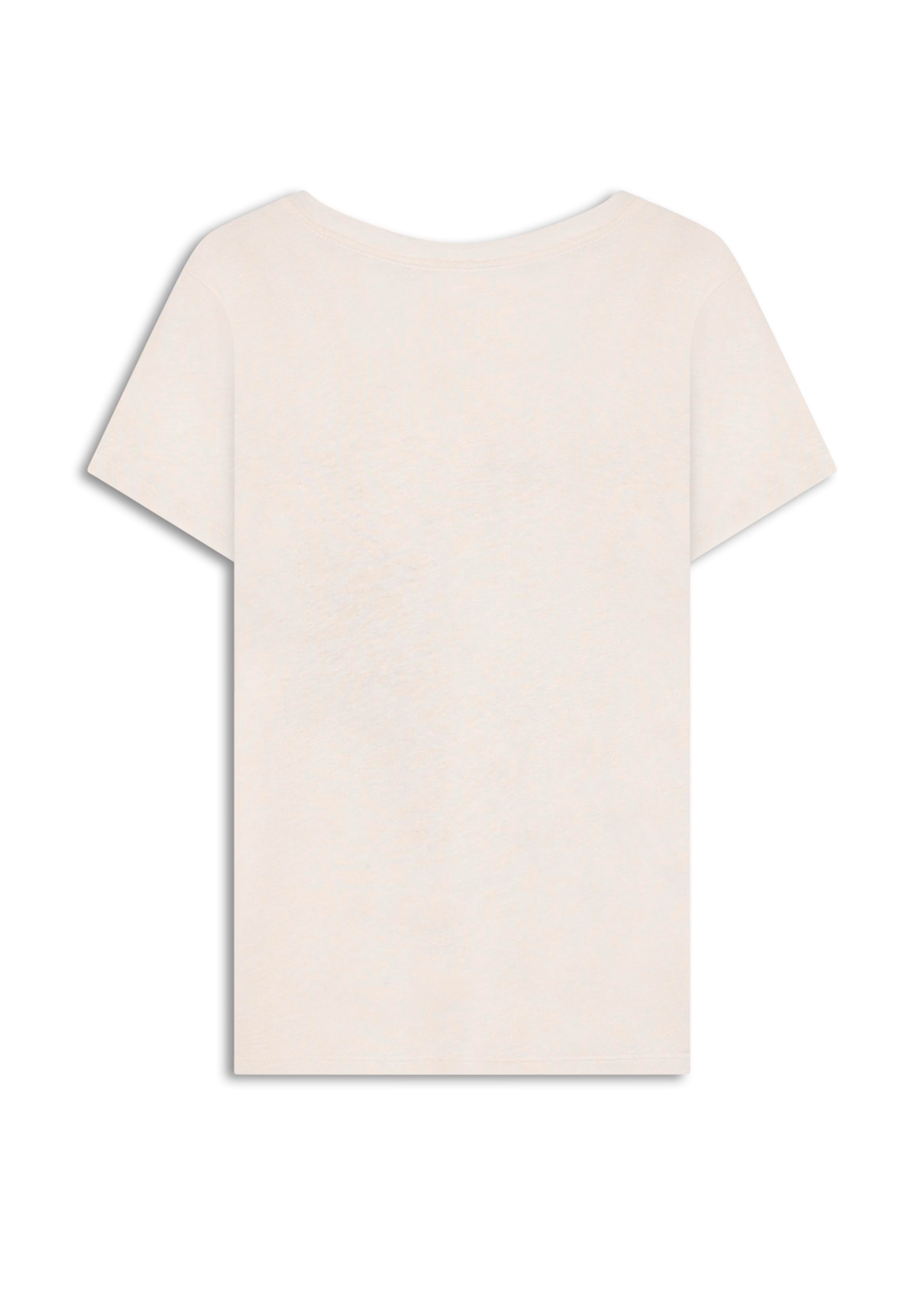 Blusa Ellus Linen Wild And Fearless Off White