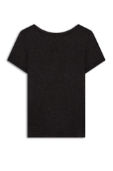 Blusa Ellus Linen Wild And Fearless Preto