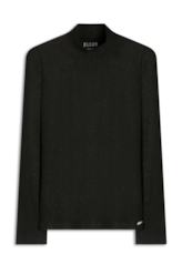 Blusa Ellus Lurex Turtleneck Preto
