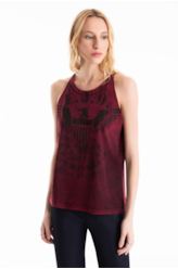 Blusa Ellus Marble Eagle Originals Vermelho