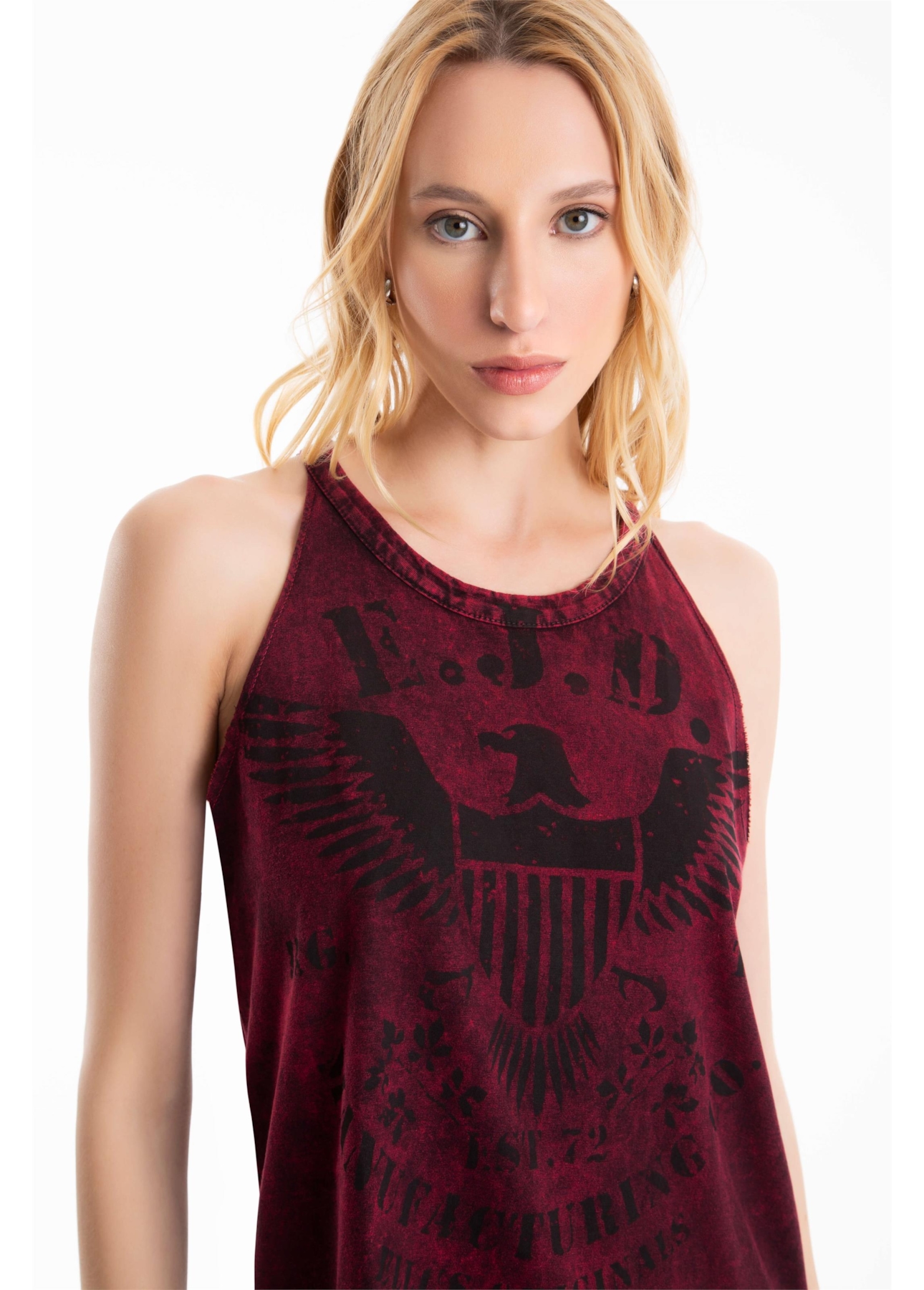 Blusa Ellus Marble Eagle Originals Vermelho