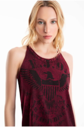 Blusa Ellus Marble Eagle Originals Vermelho