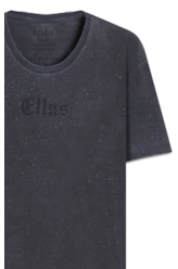 Blusa Ellus Neon Vegas Washed Boxy Preto