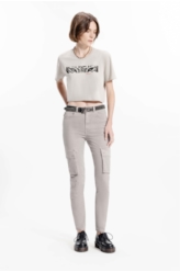 Blusa Ellus Onçafari Eyes Boxy Cropped Husk