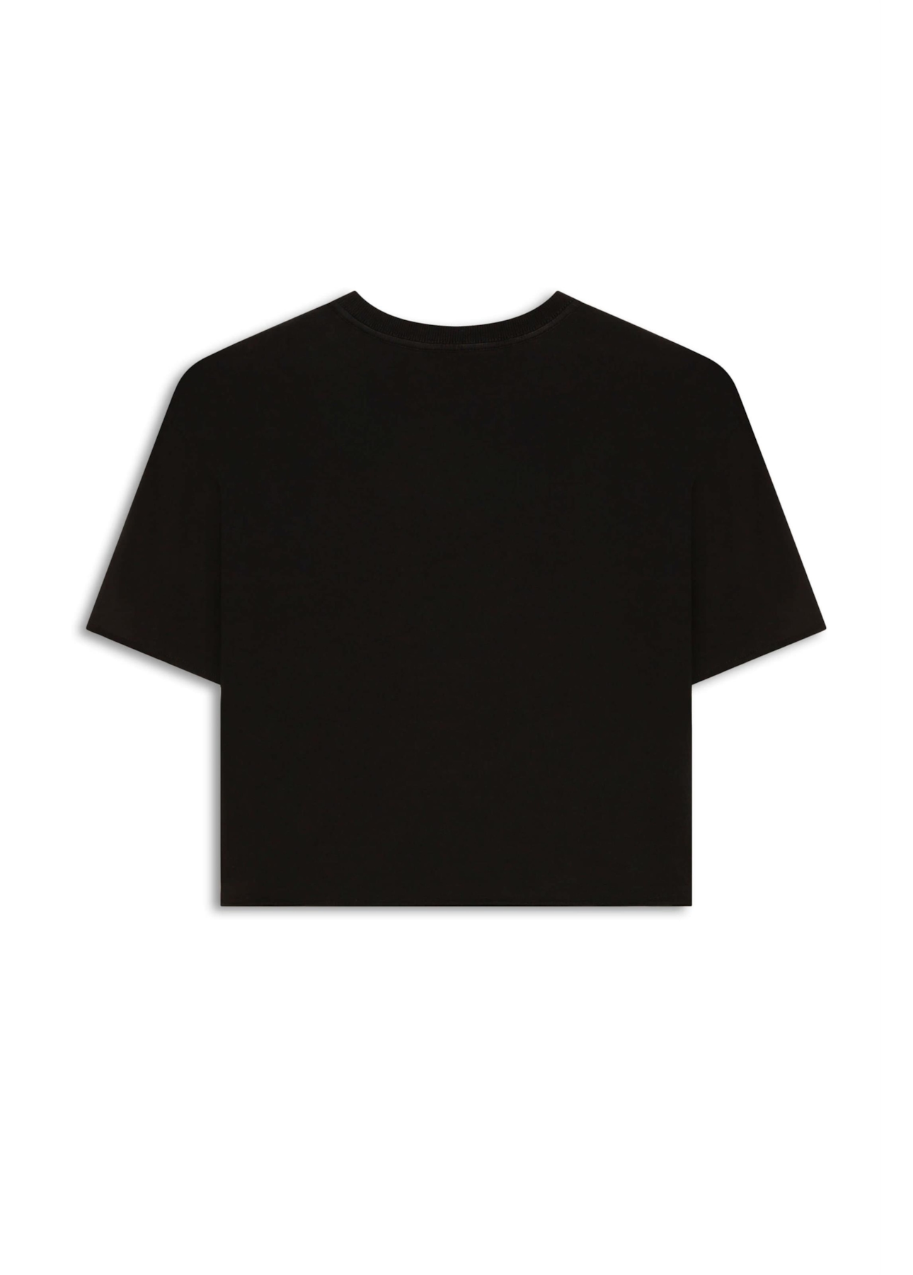 Blusa Ellus Onçafari Eyes Boxy Cropped Preto