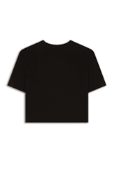 Blusa Ellus Onçafari Eyes Boxy Cropped Preto