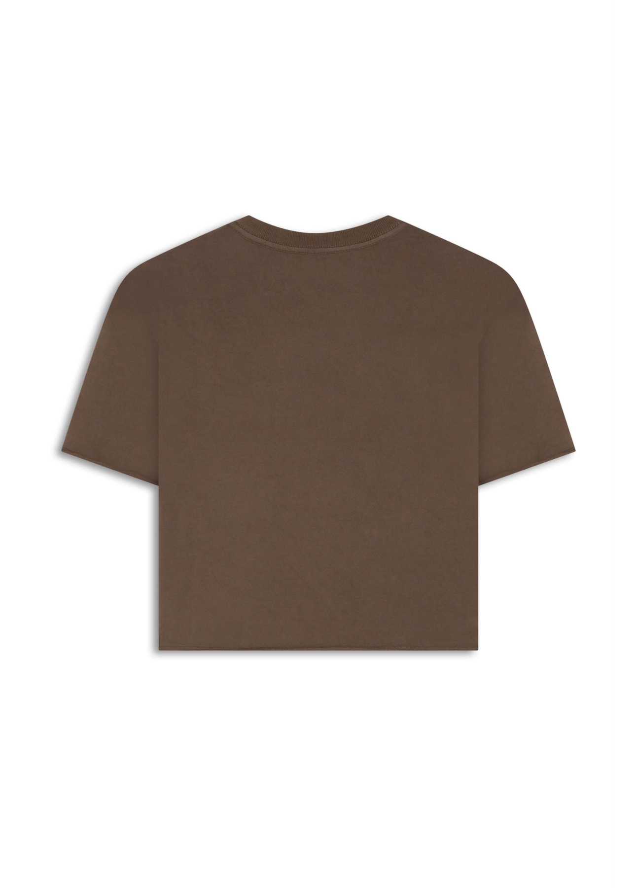 Blusa Ellus Onçafari Eyes Boxy Cropped Tabaco