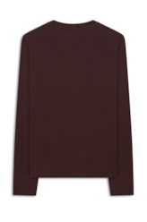 Blusa Ellus Panthers Boxy Dark Wine