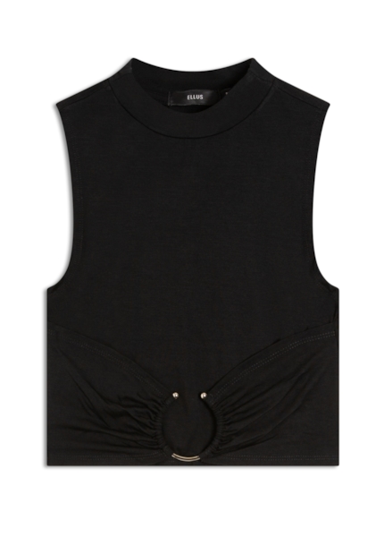 Blusa Ellus Piercing Preto