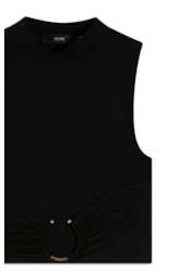 Blusa Ellus Piercing Preto