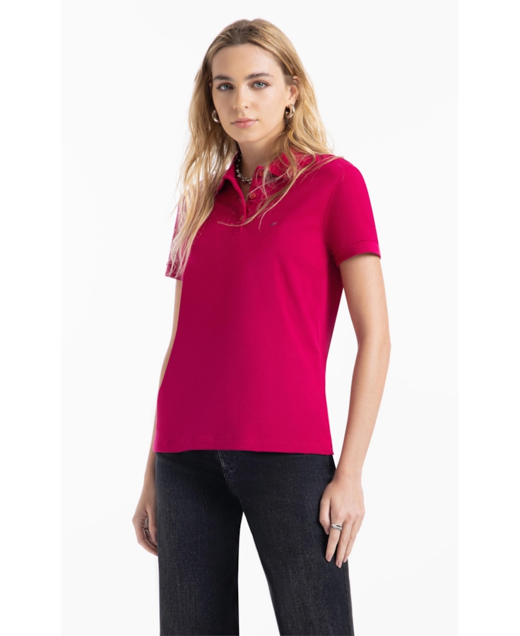 Blusa Ellus Piquet Easa Fucsia