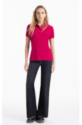 Blusa Ellus Piquet Easa Fucsia