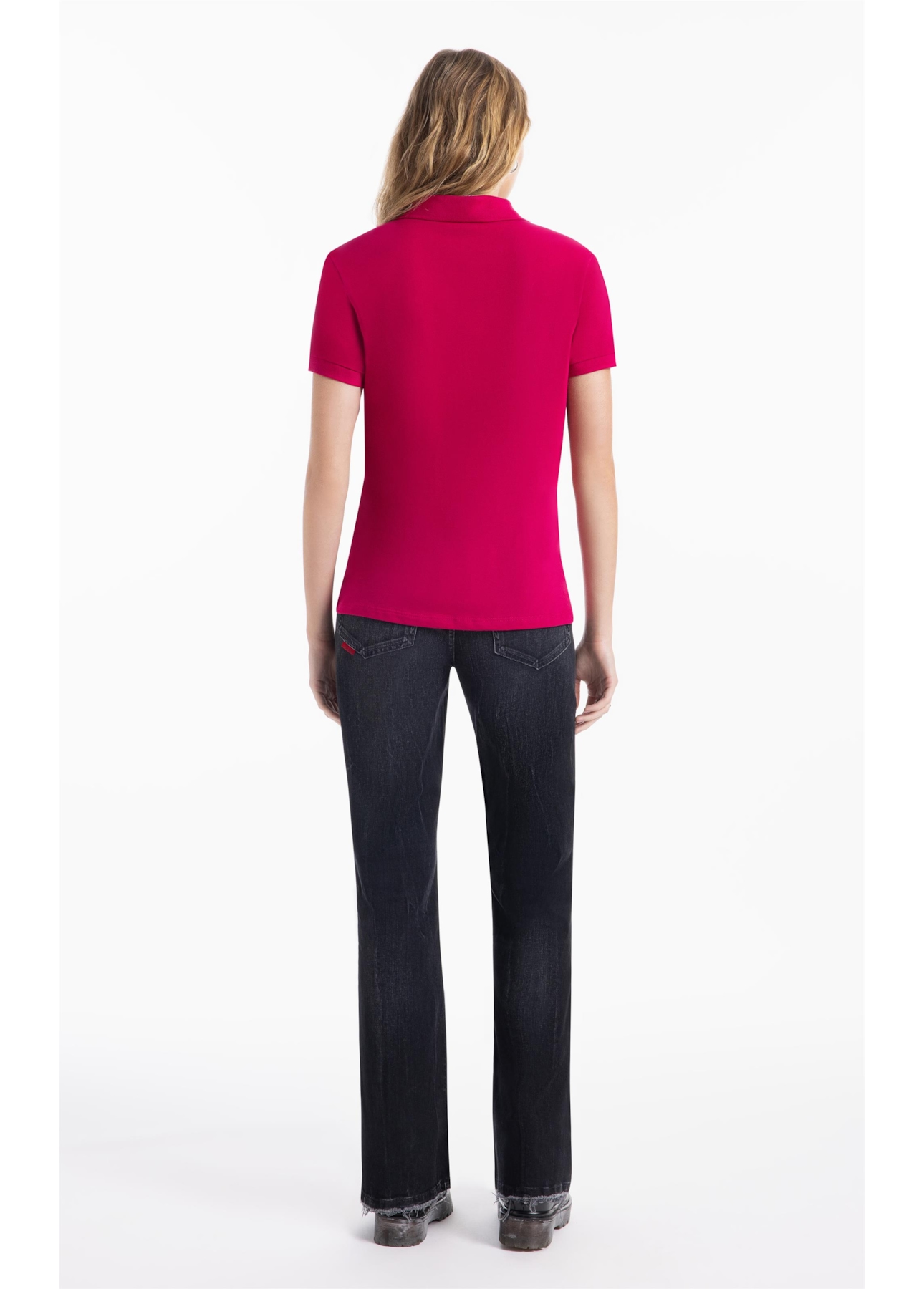 Blusa Ellus Piquet Easa Fucsia