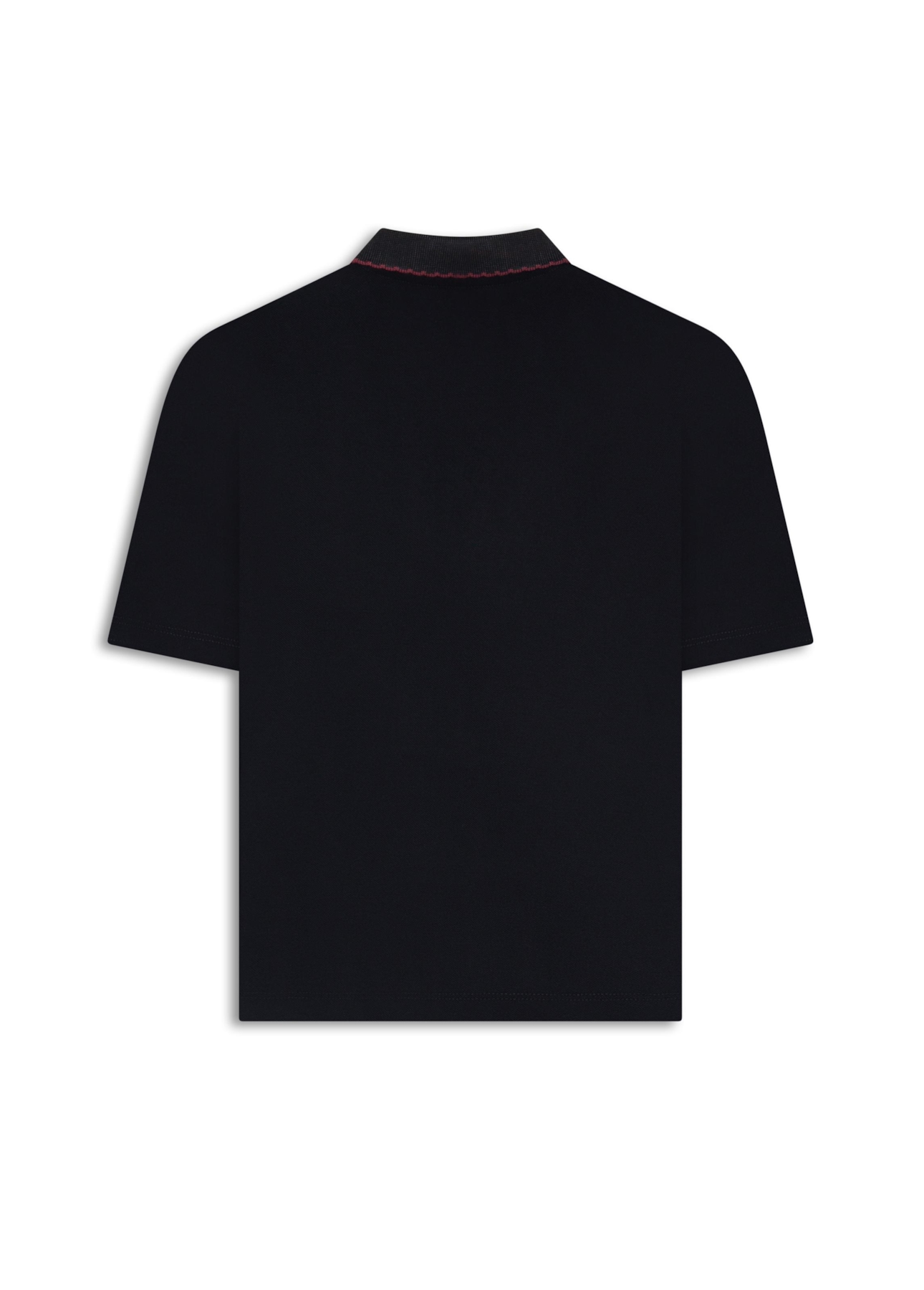 Blusa Ellus Polo Piquet Boxy Mc Preto