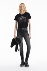 Blusa Ellus Race E-Asa Classic Slim Preto