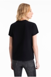 Blusa Ellus Race E-Asa Classic Slim Preto