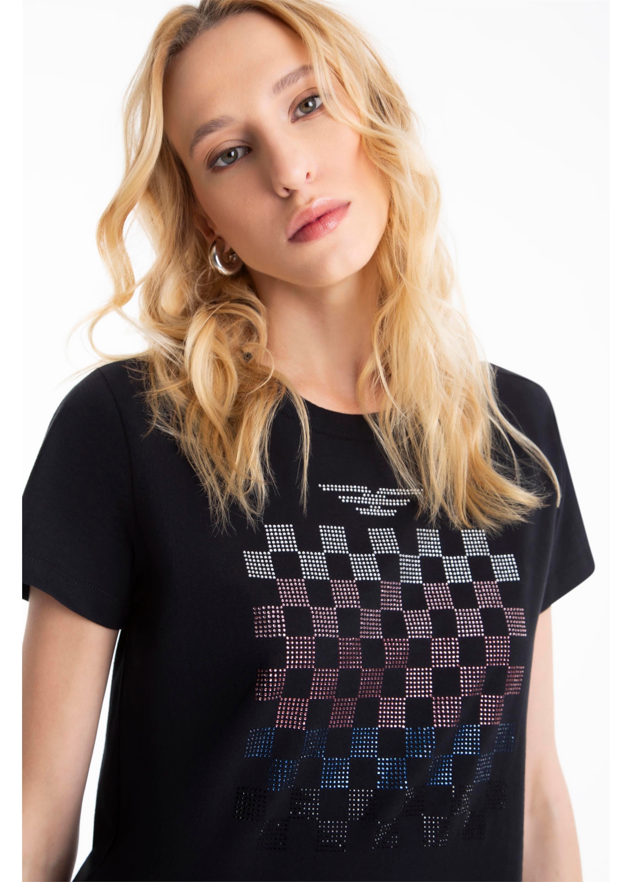 Blusa Ellus Race E-Asa Classic Slim Preto