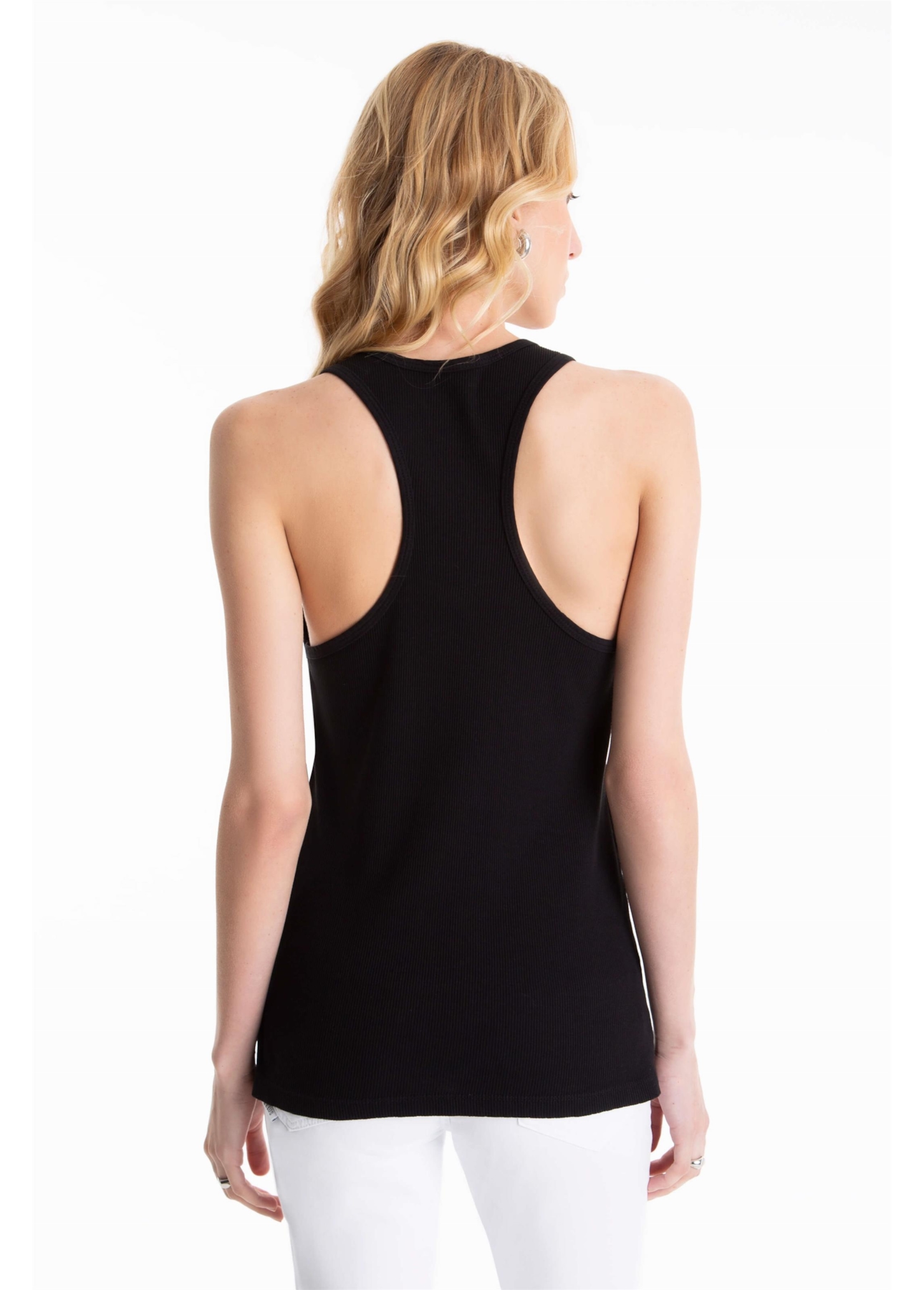 Blusa Ellus Race E-Asa Sleeveless Preto