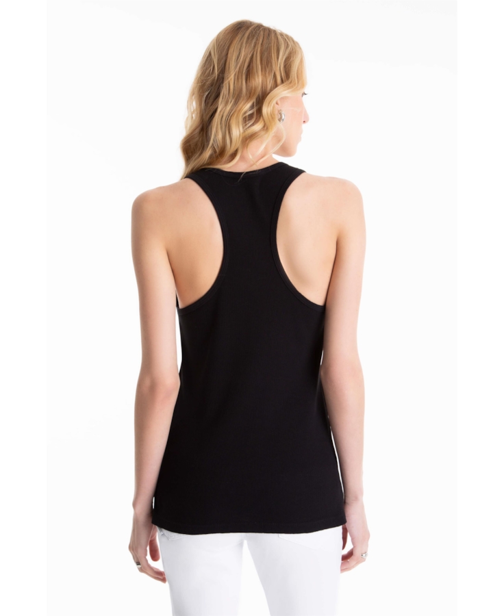 Blusa Ellus Race E-Asa Sleeveless Preto