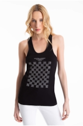 Blusa Ellus Race E-Asa Sleeveless Preto