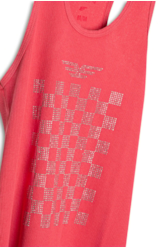Blusa Ellus Race E-Asa Sleeveless Vermelho