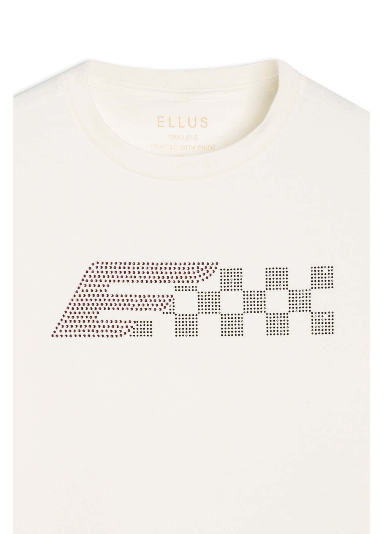 Blusa Ellus Race Shine Classic Off White